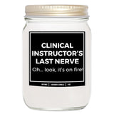 You Nique Designs Gifts For Clinical Instructors 8Oz Candle, Clinical Instructor Surprise From Student, Coworker- Nursing Instructor Appreciation - Clinical Instructor Gift (Lavender & Vanilla)