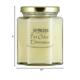 Pet Odor Eliminator Candle - Odor Eliminating Candles For Home - Neutralizes Cigarette, Food, And Pet Smells | Natural Soy Wax Candle, Hand Poured In The Usa