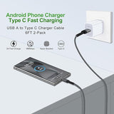 6FT USB C Fast Charging Cable for Samsung Galaxy S26 S25 S24 A16 A17 iPhone 17 16