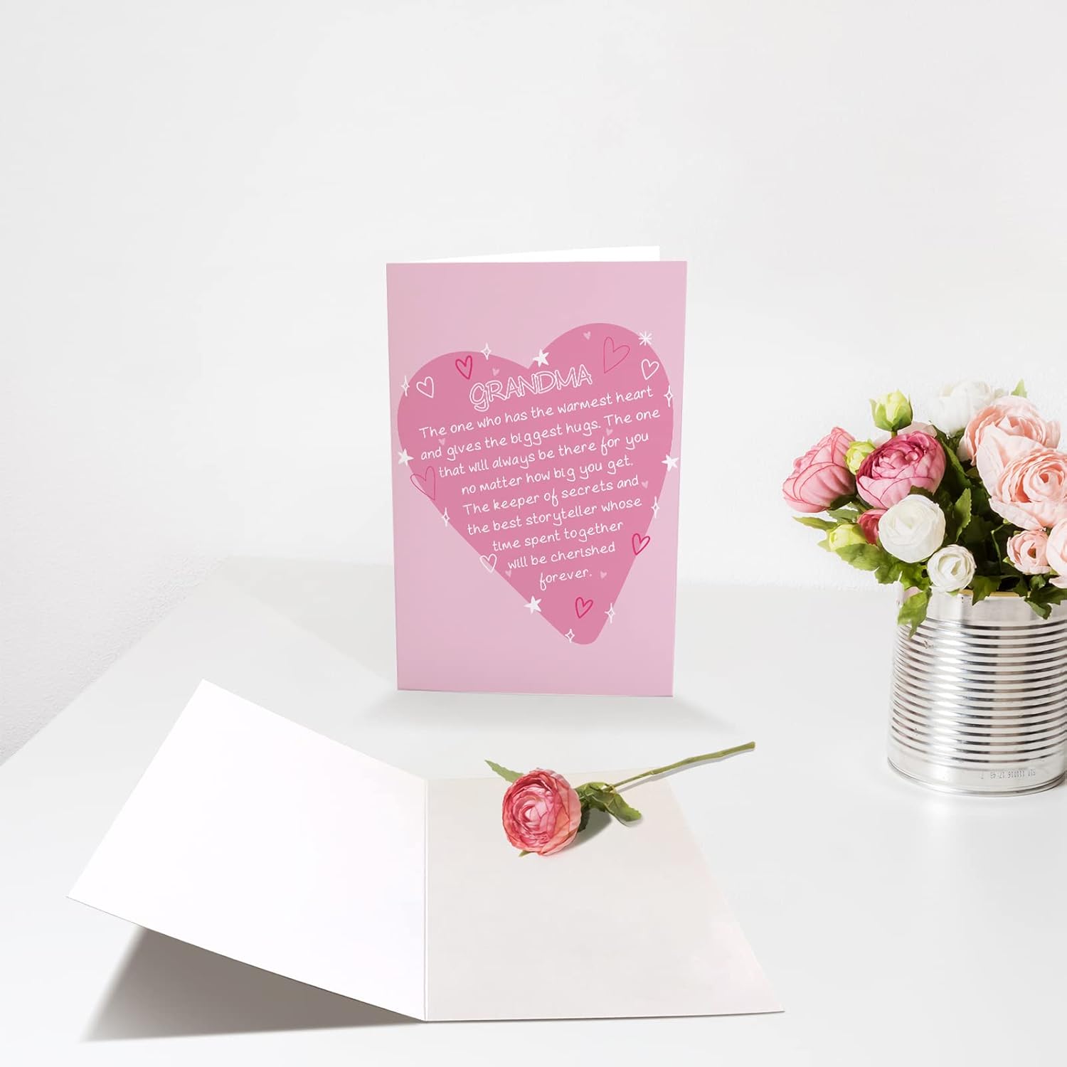 Mother'S Day Card For Grandma, Grandma Birthday Greeting Card, Mother'S Day Card From Grandchild, Times Spent Together Will Be Cherished Forever
