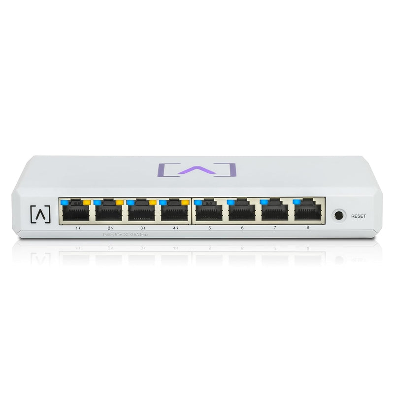 S8-Poe 8-Port Switch With 4 Poe+ Ports | Desktop Or Wall Mount