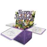Mother'S Day 3D Pop-Up Card, Happy Mother'S Day 3D Flower Pop-Up Card, Card With Envelope, Holiday Gift For Mothers