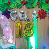 16 Inch Gold Balloons Decor Letters A To Z Numbers 0 To 9 For Wedding Prom Birthday Party (Number 8)
