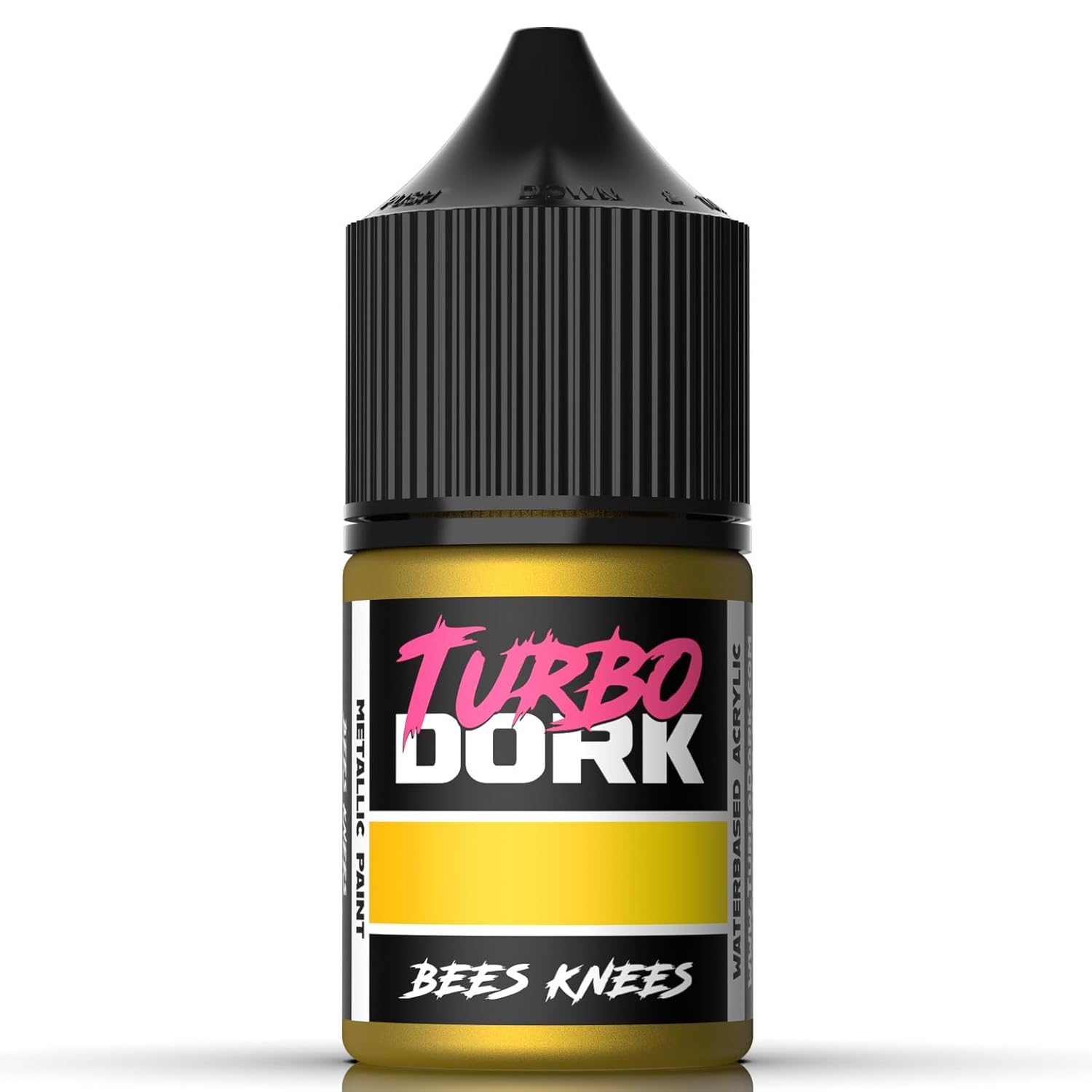 Bees Knees Metallic Acrylic Paint 22Ml Bottle - Water-Based Non-Toxic Metallic Finish Paint