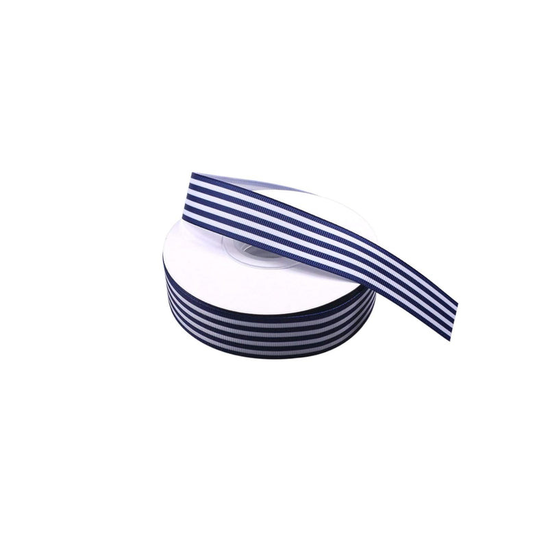 Blue And White Striped Ribbon,Blue Taffy Grosgrain Ribbon 1 Inch Christmas Gif