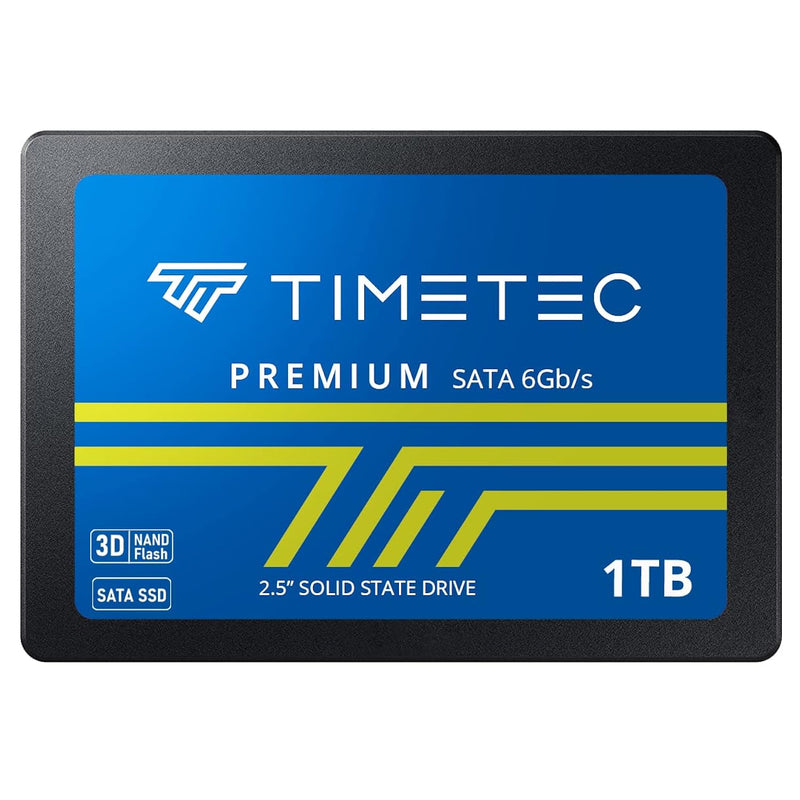 Timetec 1TB SSD 3D NAND TLC SATA III 6Gb/s 2.5 Inch 7mm (0.28") 800TBW Read Sp