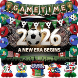 Soccer Birthday Party Decorations, 2026 Game Day Celebration Set