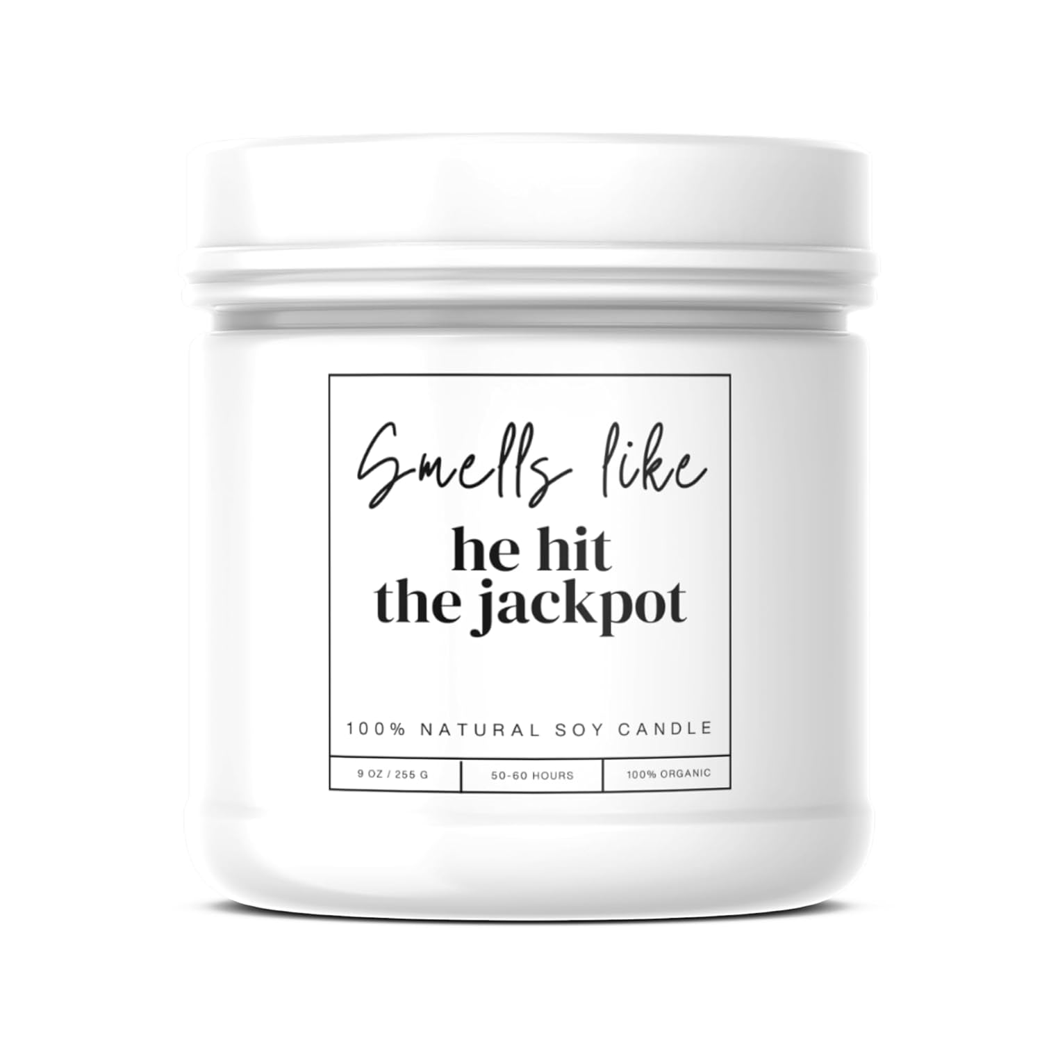 Smells Like He Hit The Jackpot Candle - Bride To Be Gifts For Women,Unique Engagement Anniversary Wedding Candles Gifts For Her,Bridal Shower Scented Candles Gift For Bride - Wedding,Soy Candle