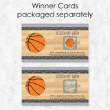Big Dot of Happiness Nothin' but Net - Basketball - Baby Shower or Birthday Party Game Scratch Off Cards - 22 Count