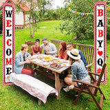 Baby Q Banner Decorations Bbq Baby Shower Banner For Summer Party Supp
