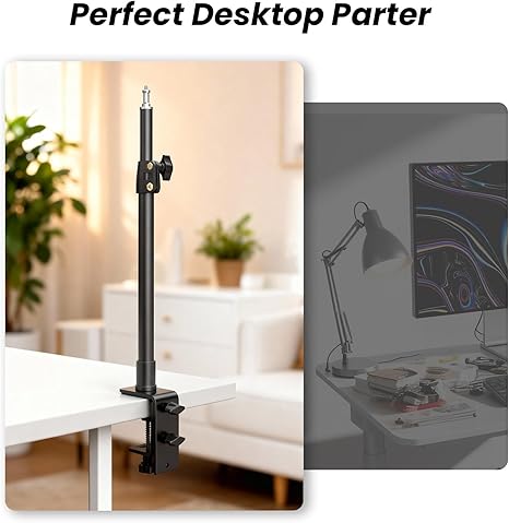 2 Pack Streaming Key Light LED Video Light Dimmable Bi Color Desk Lighting for Podcast Gaming Zoom YouTube