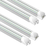 4 Pack 3FT LED Shop Lights 34W 4760LM 6000K V Shaped Linkable T8 Tube Lights for Workshop