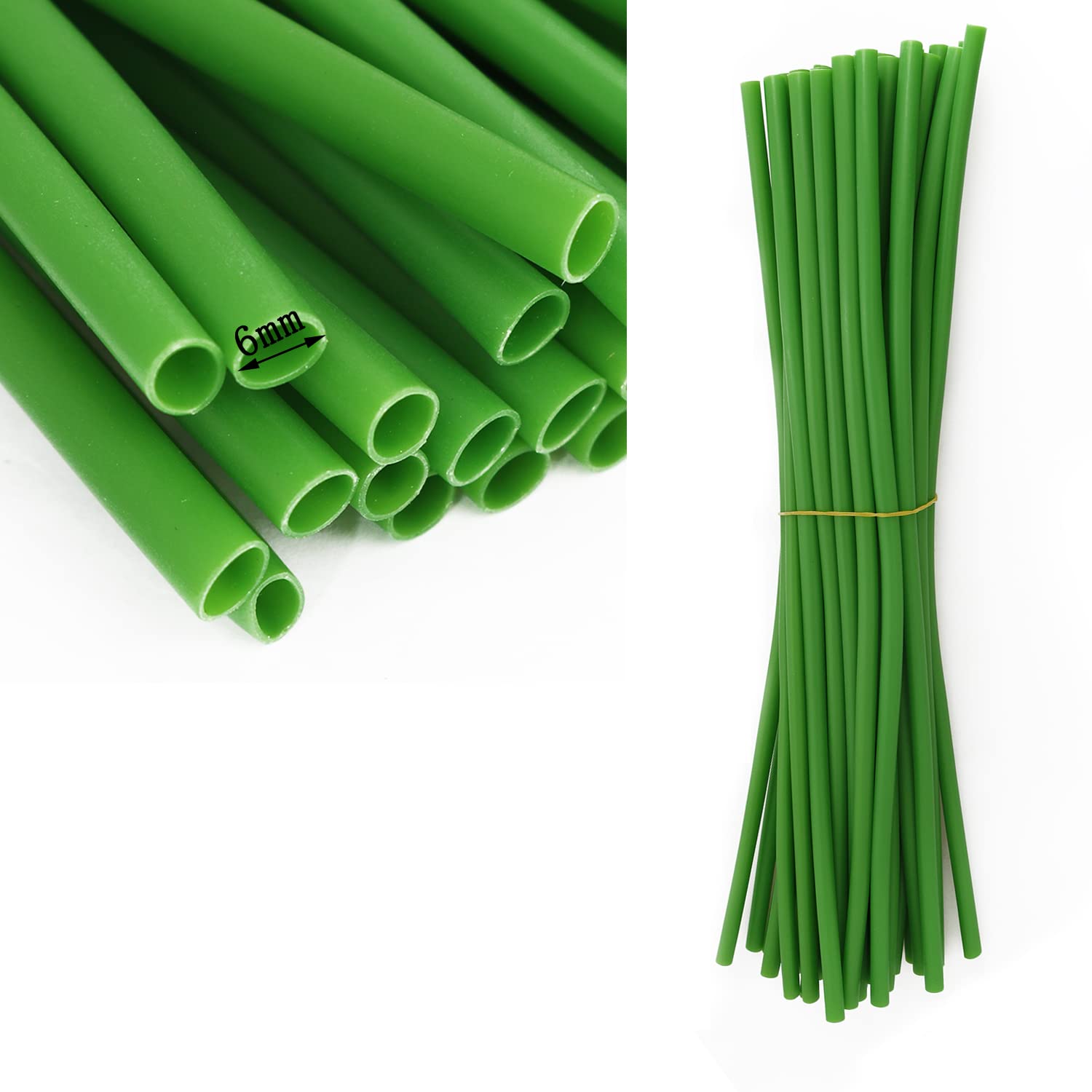 30Pcs 12Inch Artificial Flower Stem Covers For Diy Wedding Bouquet Corsage And Floral Arrangement, Green