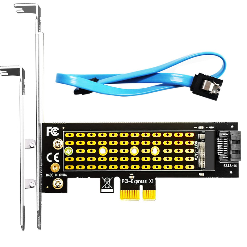 M.2 Sata Adapter For M.2 Ngff Sata Ssd To Sata I/Ii/Iii, Sata Cable And M.2 Sc