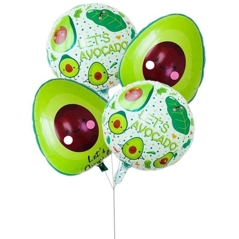 Avocado Foil Balloons Fruit Balloon,Avocado Decorations,Hawaiian Luau