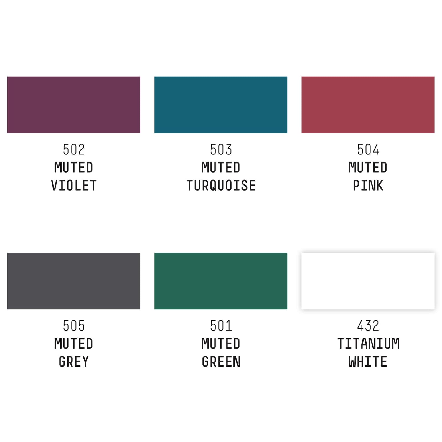 Liquitex Professional Acrylic Ink, 1-oz (30ml), Muted Collection, Set of 6