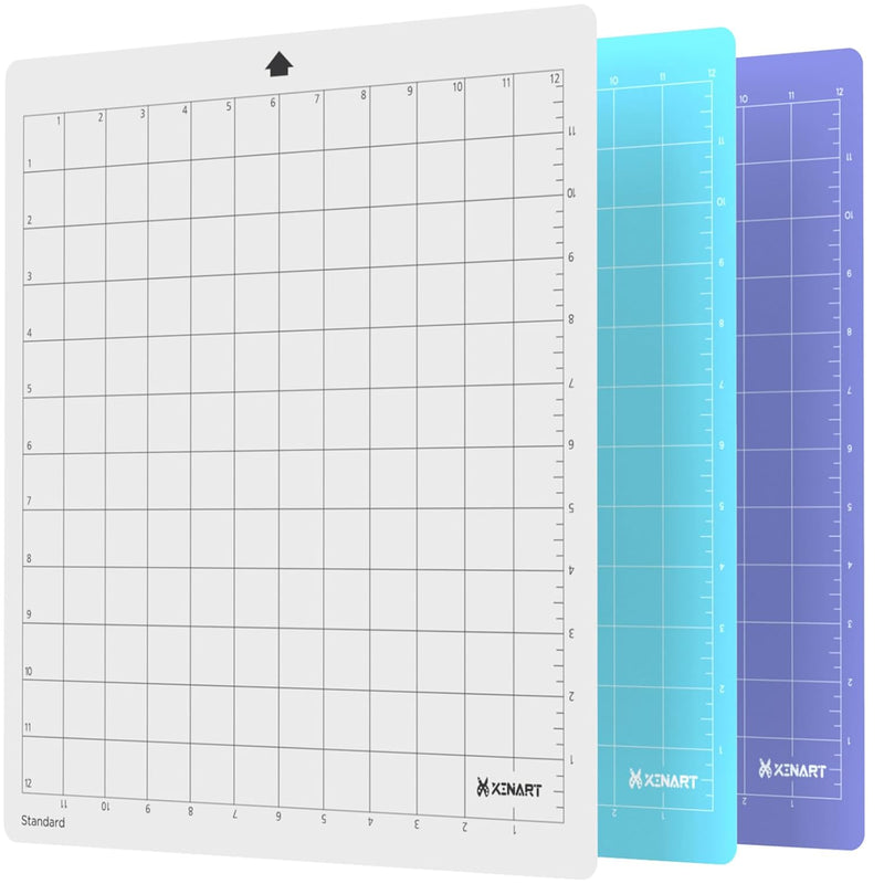 Cutting Mat For Silhouette Cameo 4/3/2/1(3 Mats-Standard?Light?Strong,12X12 In