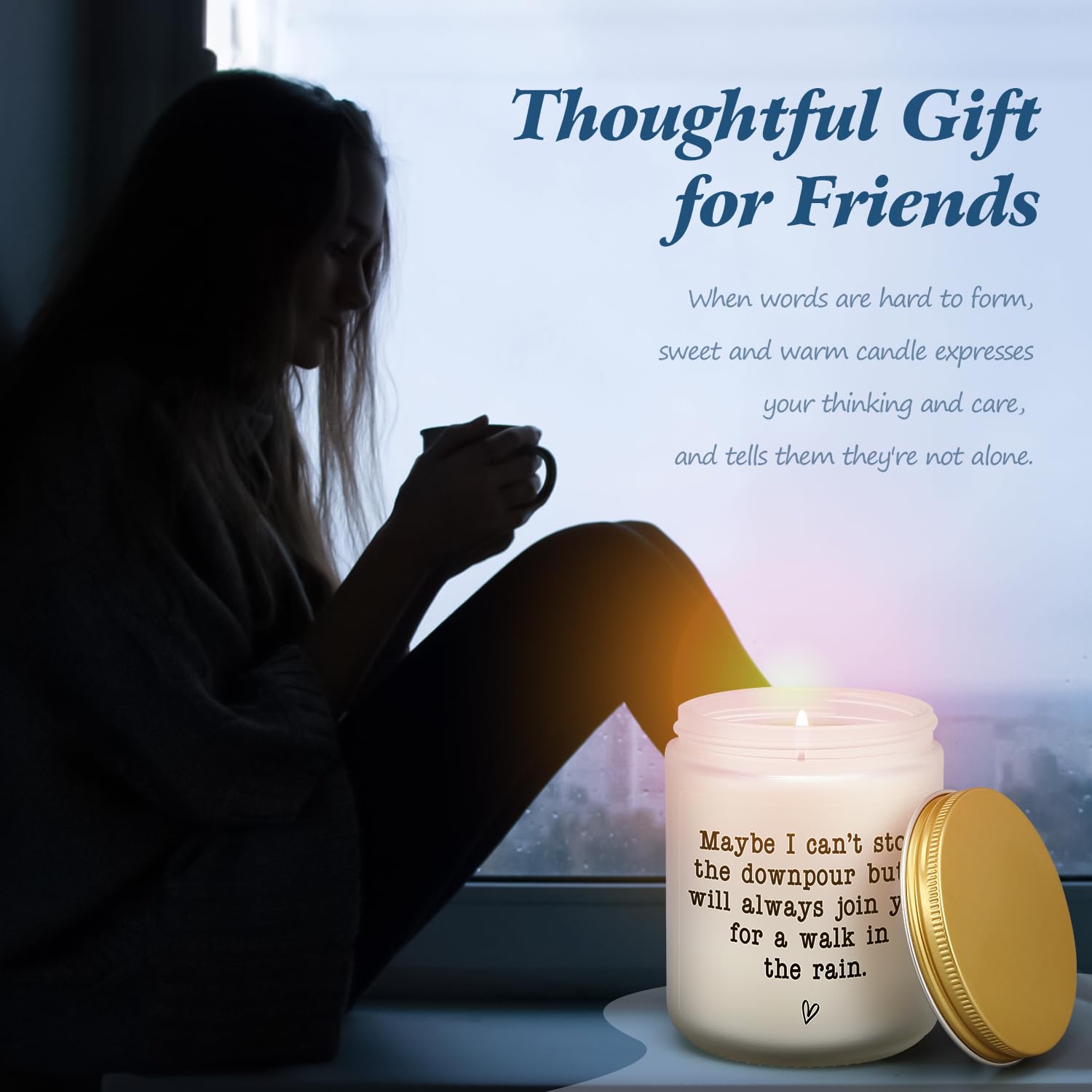 Thinking Of You Gifts For Women Men, Get Well Self Care Inspirational Gifts For Friends, Sympathy Bereavement Feel Better Thoughtful Gift For Bestie Mom