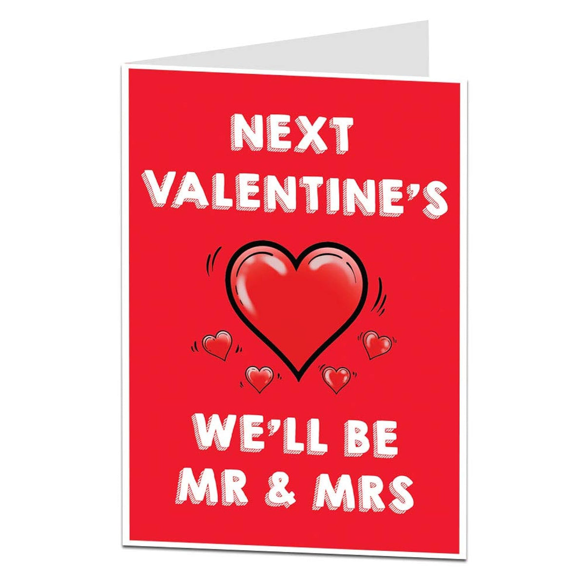 Next Valentine'S Day We'Ll Be Mr & Mrs Cute Fiancé Valentine Card