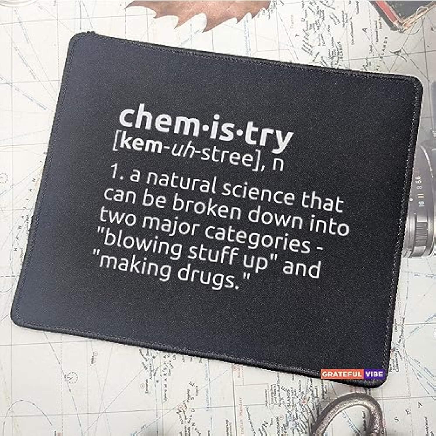 Chemist Definition Funny Gift Ideas Mousepad Chemistry Student For Men For Women Mousemat College Appreciation Graduation Mouse Mat New Job Birthday Retirement Gift To Science Teacher Mouse Pad