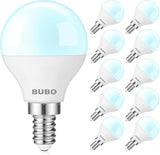 60W Equivalent LED Ceiling Fan Light Bulbs 10 Pack E12 Candelabra Small Base Daylight 5000K