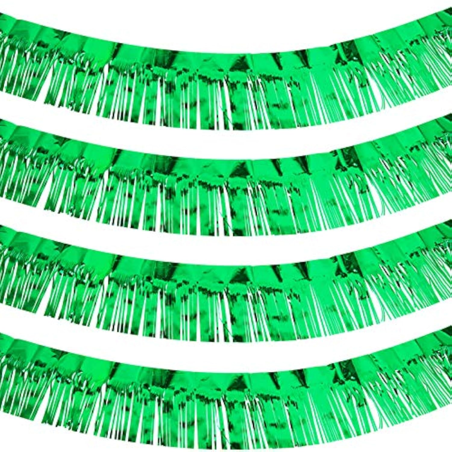 4 Packs 40 Feet Fringe Garland Foil Fringe Garland Metallic Tinsel Foil Halloween Christmas Hanging Banner For Wedding Birthday Parties Holiday Decorations And More Graduation