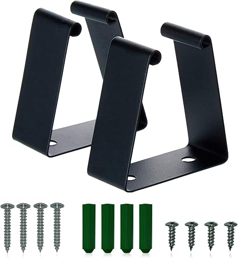 Heavy Duty Metal Power Strip Surge Protector Mounting Brackets Universal Fit