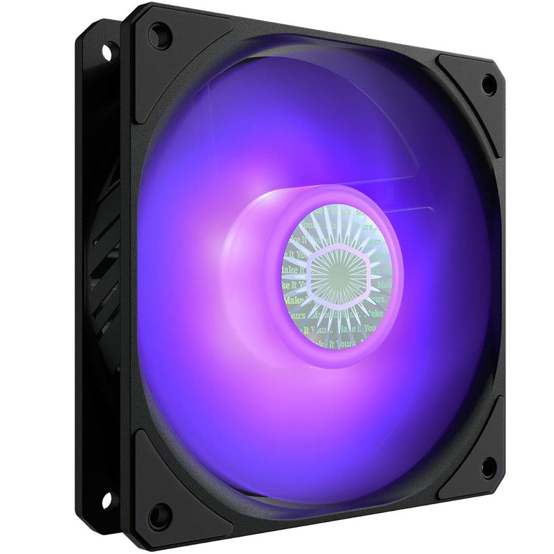 Cooler Master SickleFlow 120 V2 RGB Square Frame Fan, RGB 4-Pin Customizable L