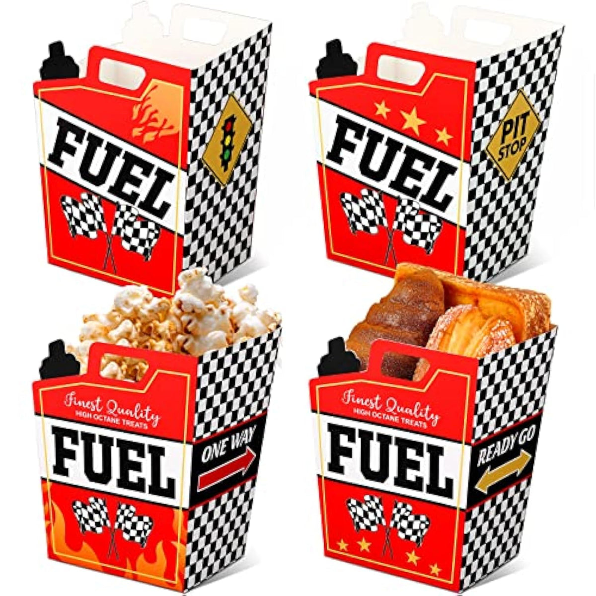 12 Pcs 7.1'' X 5.5'' Big Race Car Centerpieces Bucket Racing Birthday