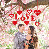 Felt Valentines Day Hanging Decorations - Valentines Day Tree Decorati