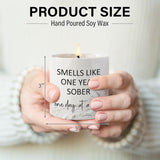 Sobriety Gifts For Women Men, Sober Candle, Sober Gifts For Women Men, Sobrietys Anniversary Recovery Present, 1 Year Sobers Gift
