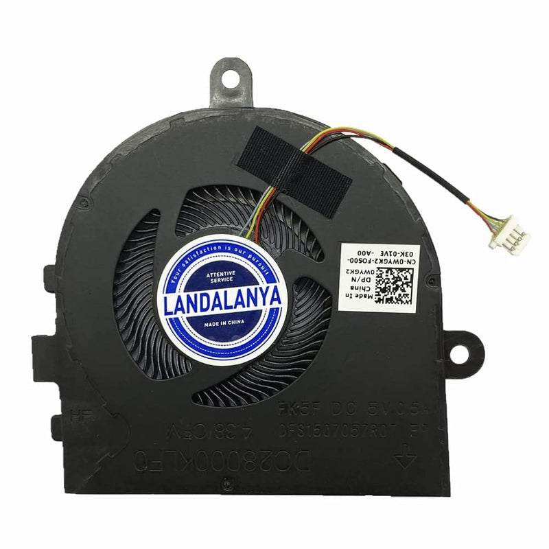 Replacement New Cpu Cooling Fan For Dell Inspiron 3480 3481 3493 5493 Latitude