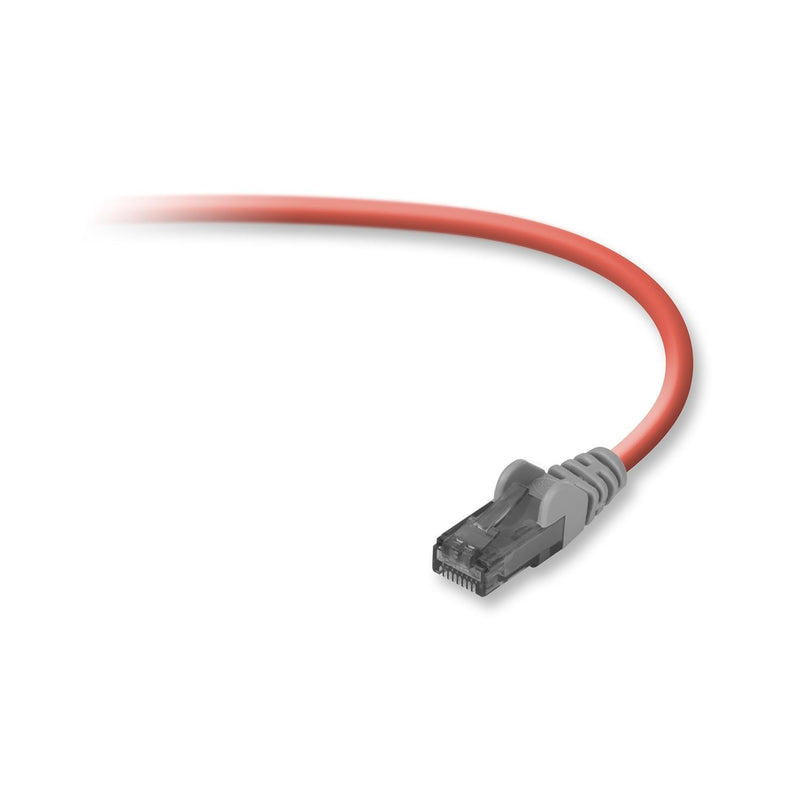 Belkin 3' Cat6 Crossover RJ-45M Cable, Red (A3X189-03-RED-S)