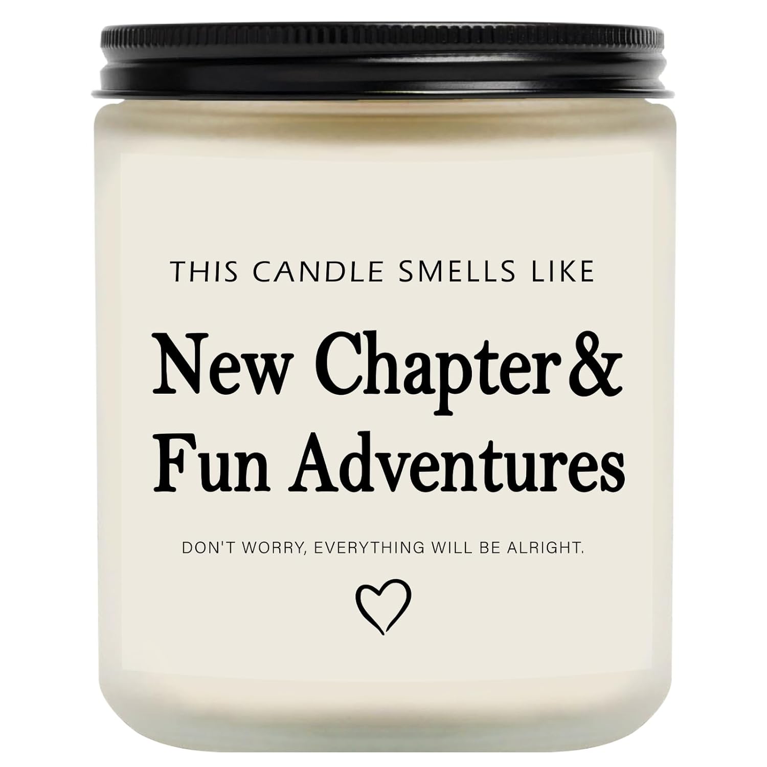 New Beginnings Gifts For Women & Men - New Job, Going Away & Divorce Gifts - Lavender Scented Candle