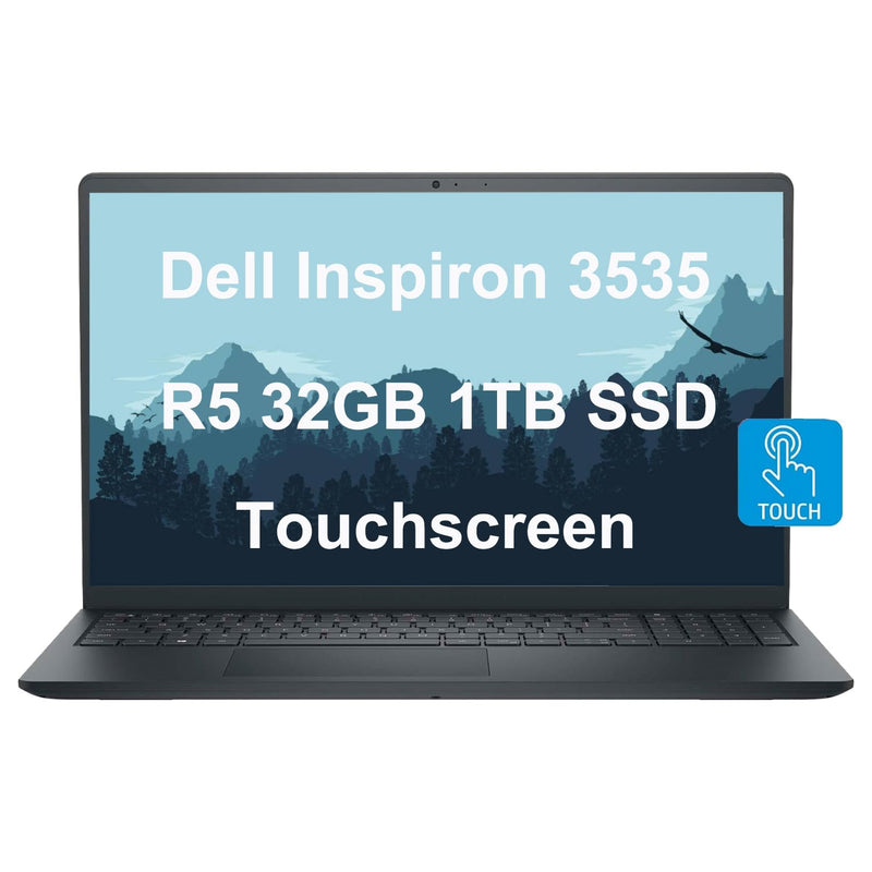 Dell Inspiron 15 15.6" Laptop (FHD Touchscreen, AMD Ryzen 5 7530U, 32GB RAM, 1