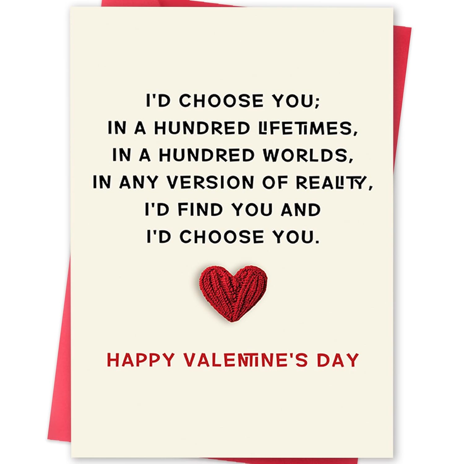 Romantic Valentine'S Day Card Gift For Him Her,Funny Valentine'S Day Card For Husband, Wife, Boyfriend, Girlfriend, Spouse