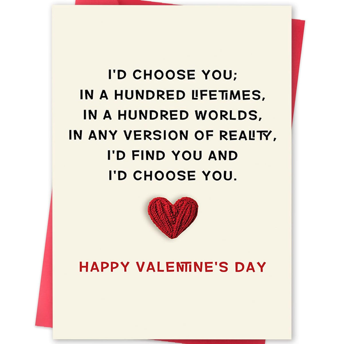Romantic Valentine'S Day Card Gift For Him Her,Funny Valentine'S Day Card For Husband, Wife, Boyfriend, Girlfriend, Spouse