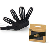 Magnetic Cable Ties 10 Pack, Silicone Cable Ties Charging Cord Organizer Travel Cable Management Straps Headphone Cord Wrap Reusable & Sturdy Cable Winder