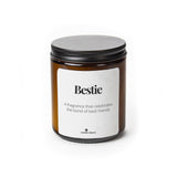 9Oz Vanilla Scented Candle, Birthday Gifts For Women, Valentines Galentines Day, Mothers Day, Sister, Friendship, Bestie Gift, Friendship Candle For Women