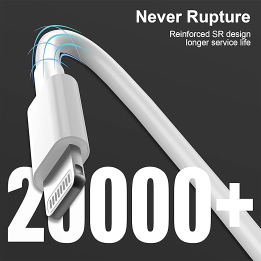 2 Pack Apple MFi Certified 10FT iPhone Charger Cable Lightning to USB Fast Charging Cord for iPhone 14 13 12 11 iPad