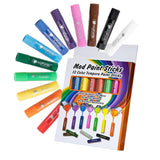 Mod Paint Sticks, 12 Pcs Washable Solid Tempera Paint For Kids, Non-Toxic Washable Quick Drying Markers For Kids By Modfamily