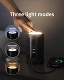 Power Strip Tower with Night Light 12 AC Outlets 3 USB A 2 USB C 10 Ft Cord