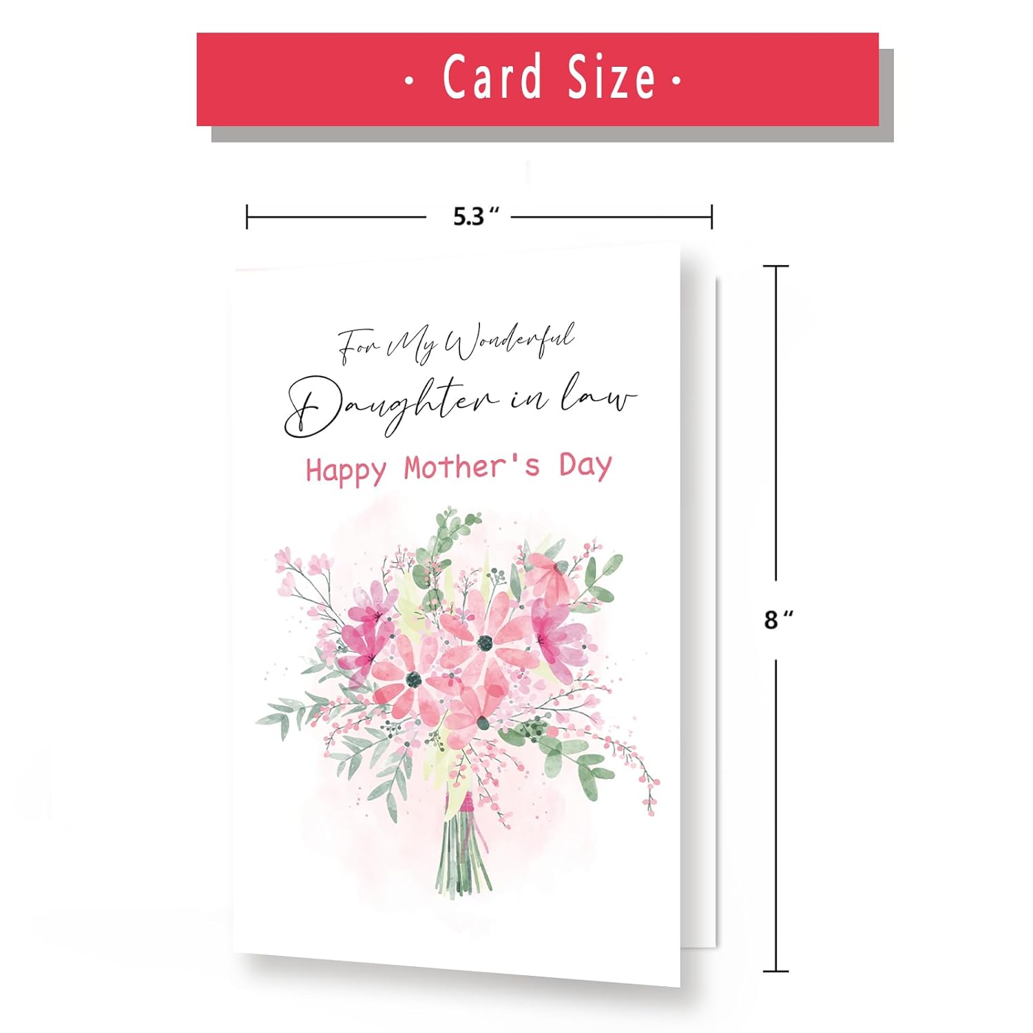 Best Mothers Day Gift For Daughter In Law, Happy Daughter In Law Mothers Day Card From Mom Dad