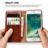 Iphone Se(2022)/ Iphone Se(2020)/ Iphone 8/7 Case With Card Holder, Premium Leather Wallet Case With Flip Card Slots, Kickstand & Magnetic Closure For Iphone Se 2Nd&3Rd, Iphone 8&7(Brown)