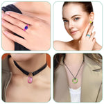 3 Pcs Epoxy Resin Ring Mold, Silicone Ring Molds Diamond Jewelry Mold With Round And Rhombic Face Different Sizes Ring Jewelry Resin Casting Mold For Pendants And Crafts Making