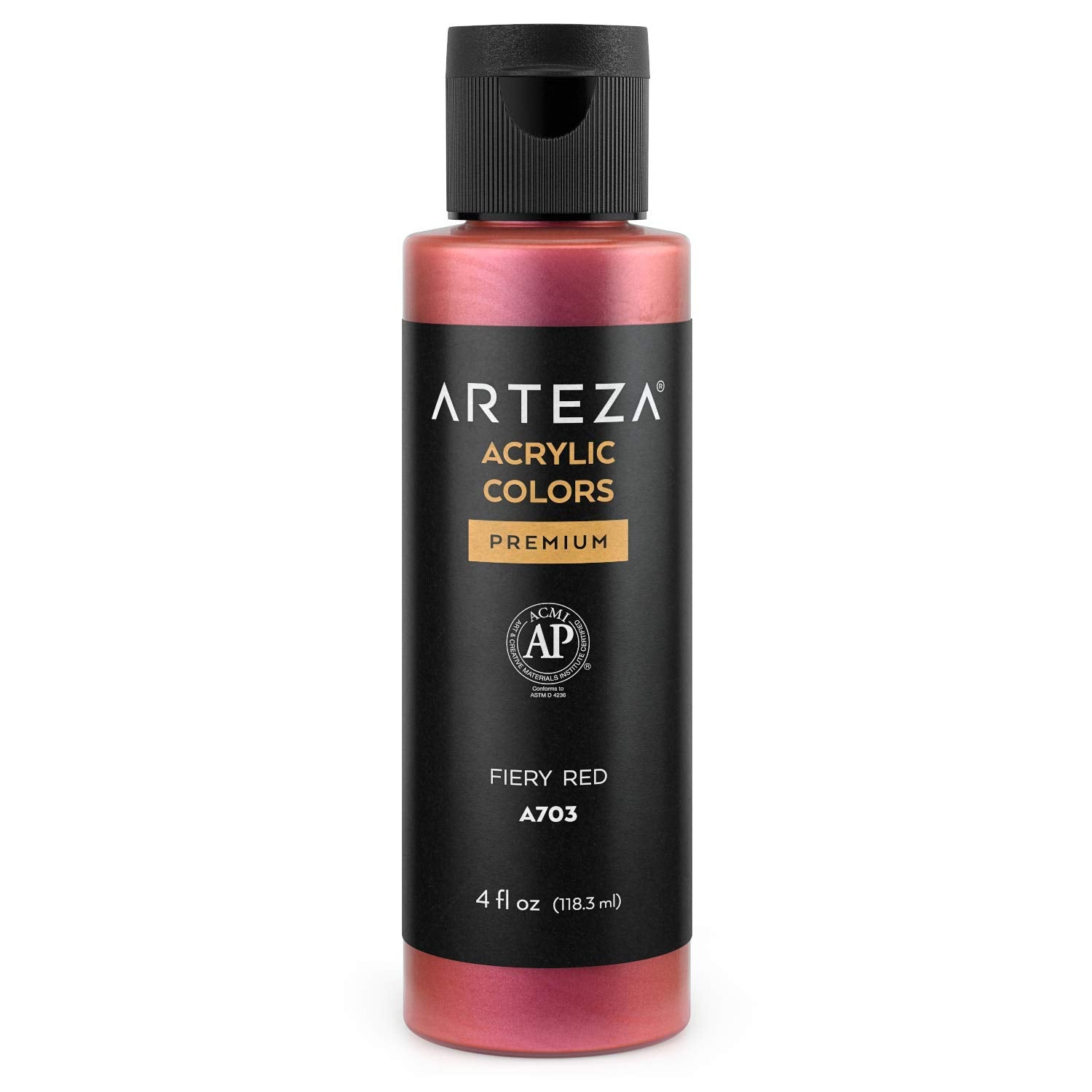 Artz-3669 Art-Paints, A703 Fiery Red, 4 Fl Oz (Pack Of 1)