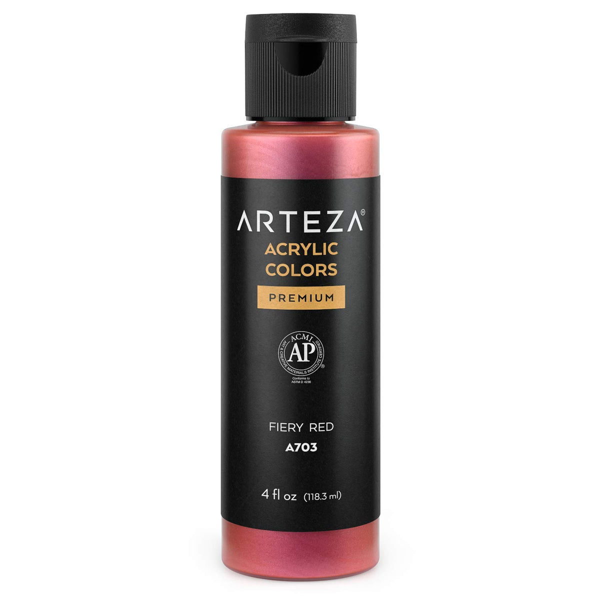 Artz-3669 Art-Paints, A703 Fiery Red, 4 Fl Oz (Pack Of 1)