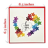 Handcrafted 3D Quilling Floral Heart I Love You Greeting Card For Love, Valentine'S Day, Mother'S Day, Father'S Day Or Anniversaries, Blank Inside, Ready To Gift, Includes Envelope