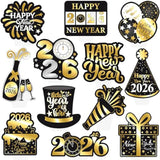 48 Pcs 2026 New Year Cupcake Toppers Party Picks