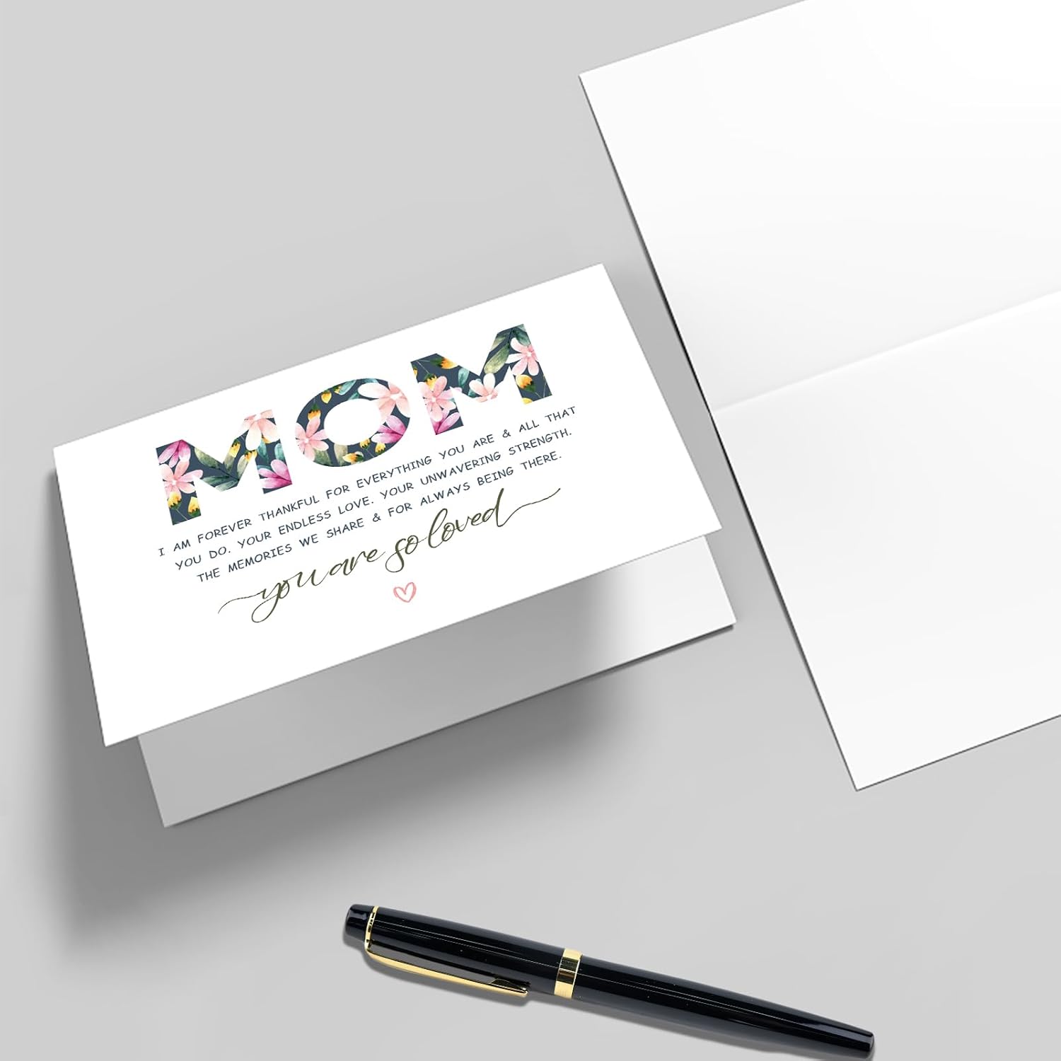 Heartfelt Mother'S Day Card, Mothers Day Card From Daughter Son, Birthday Card For Mom, Sweet Mothers Day Gift, Thankful For Everything You Are & All You Do